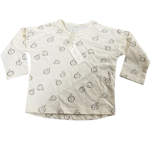 NWTS Rylee & Cru Apples all over, pants/long sleeve tee, size 12-18 months - Picture 4 of 8